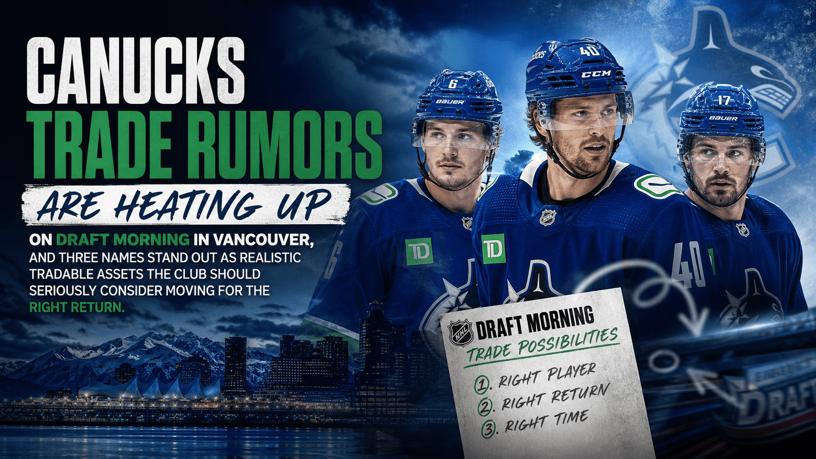 Canucks trade rumors: Which Vancouver players the team should be willing to move