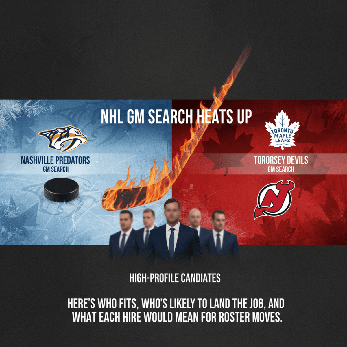 NHL GM Search: Who Will the Predators, Maple Leafs, and Devils Hire?