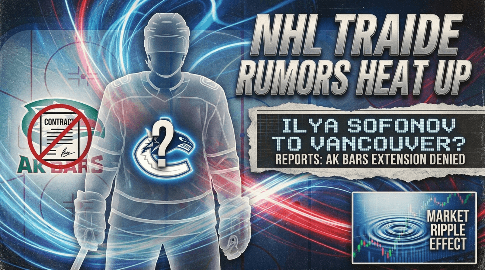 NHL trade rumors: Canucks could bring Ilya Sofonov to North America next season