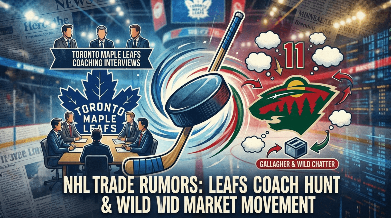 NHL trade rumors: Maple Leafs start in-person coaching interviews as Gallagher, Wild chatter reshape market