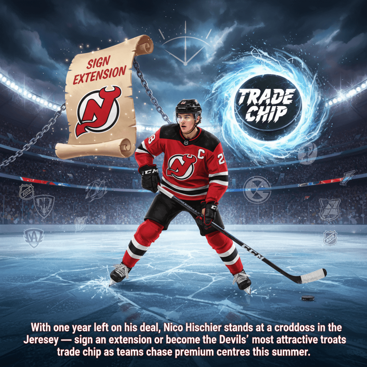 Nico Hischier: Extension Clock Ticks — Trade Calls Loom for Devils This Summer