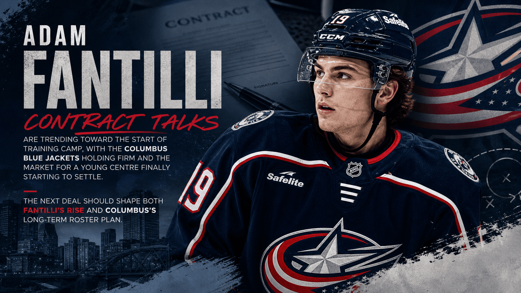 Adam Fantilli Contract Watch Heats Up as Blue Jackets Edge Toward Next Deal