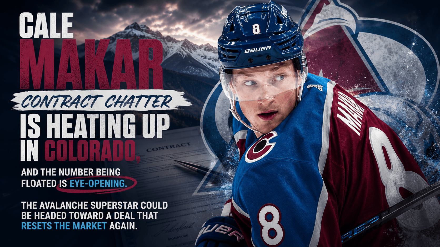 Cale Makar Contract Talk Points Toward Massive Avalanche Extension