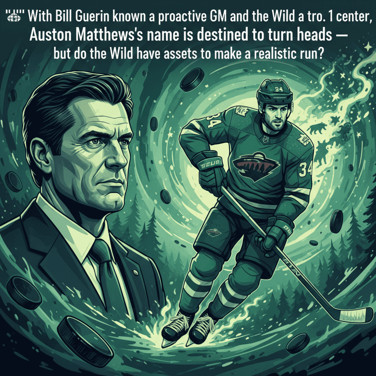 Could the Minnesota Wild Land Auston Matthews? Guerin’s Odds, Assets and Alternate Targets