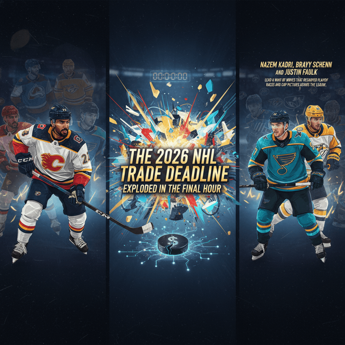 Deadline Frenzy: Kadri, Schenn, Faulk Headline a Flurry of 2026 NHL Deadline Deals