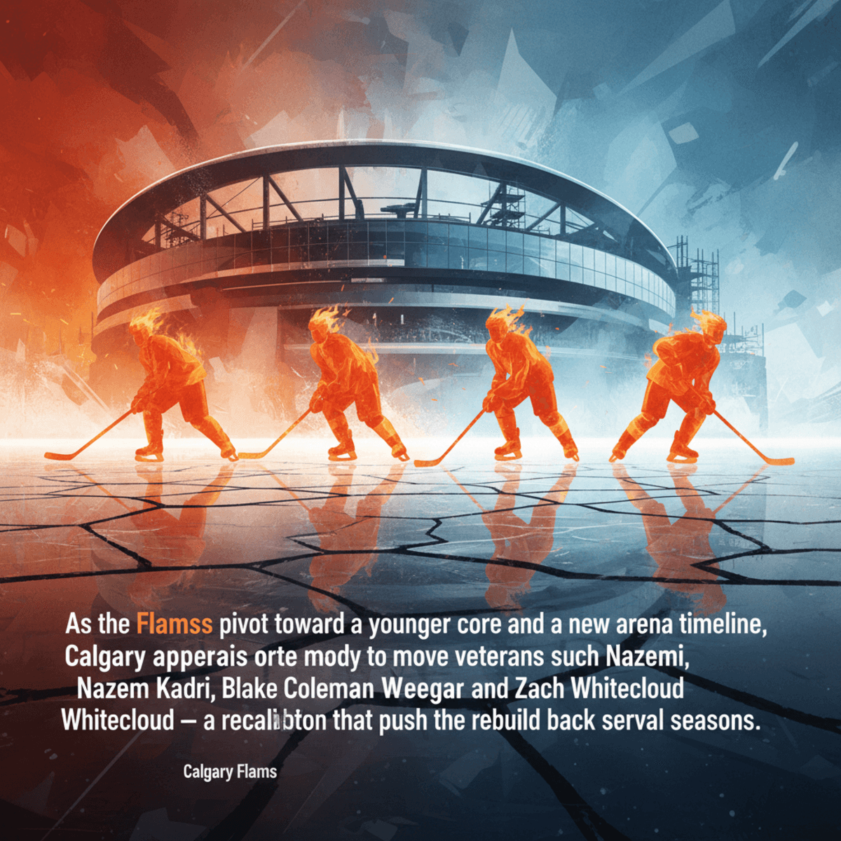 Flames' Timeline to Compete Still Years Away as Kadri, Coleman, Weegar and Whitecloud Hit the Market