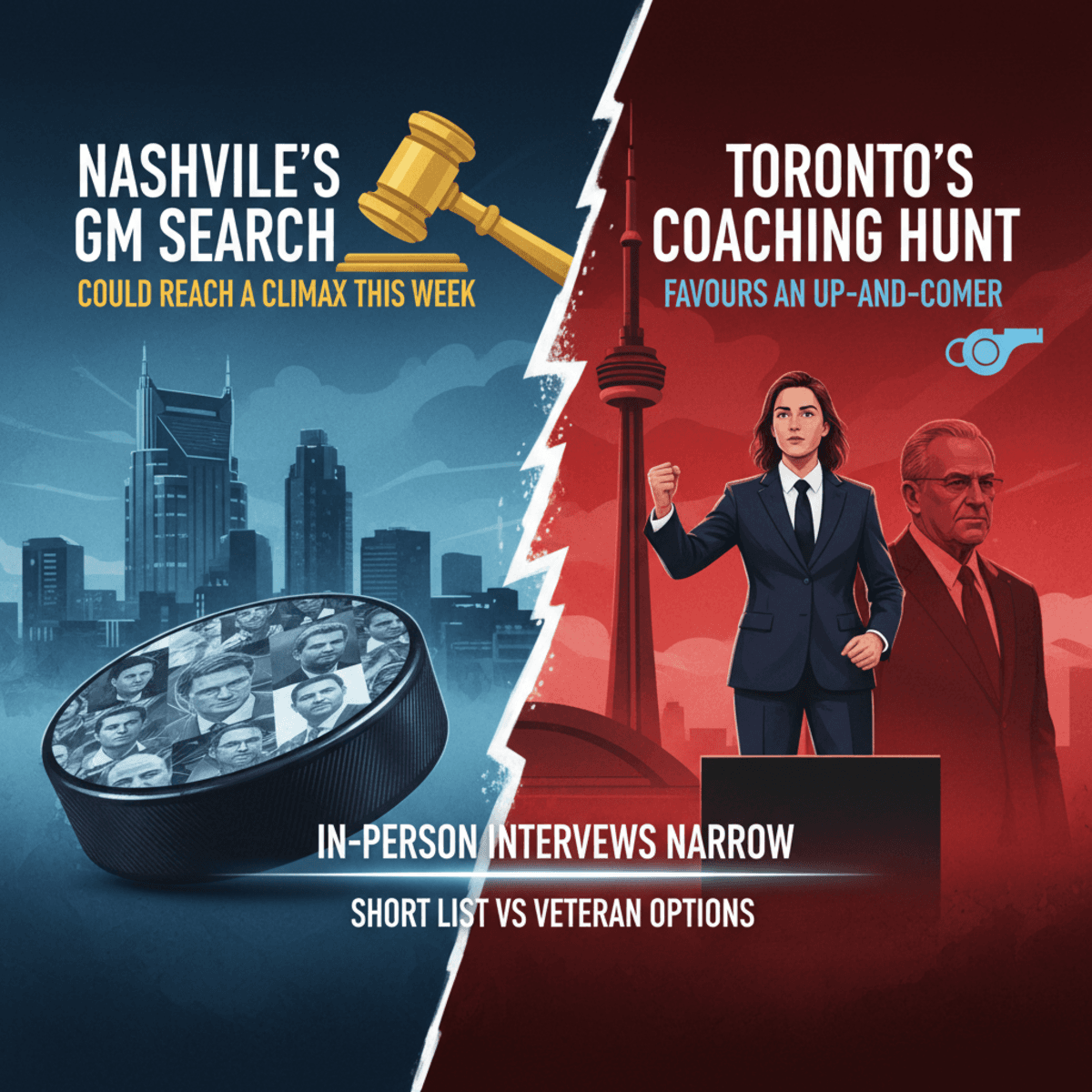 Is This the Week Nashville Picks a New GM? Inside the Candidates and Toronto’s Coaching Shakeup