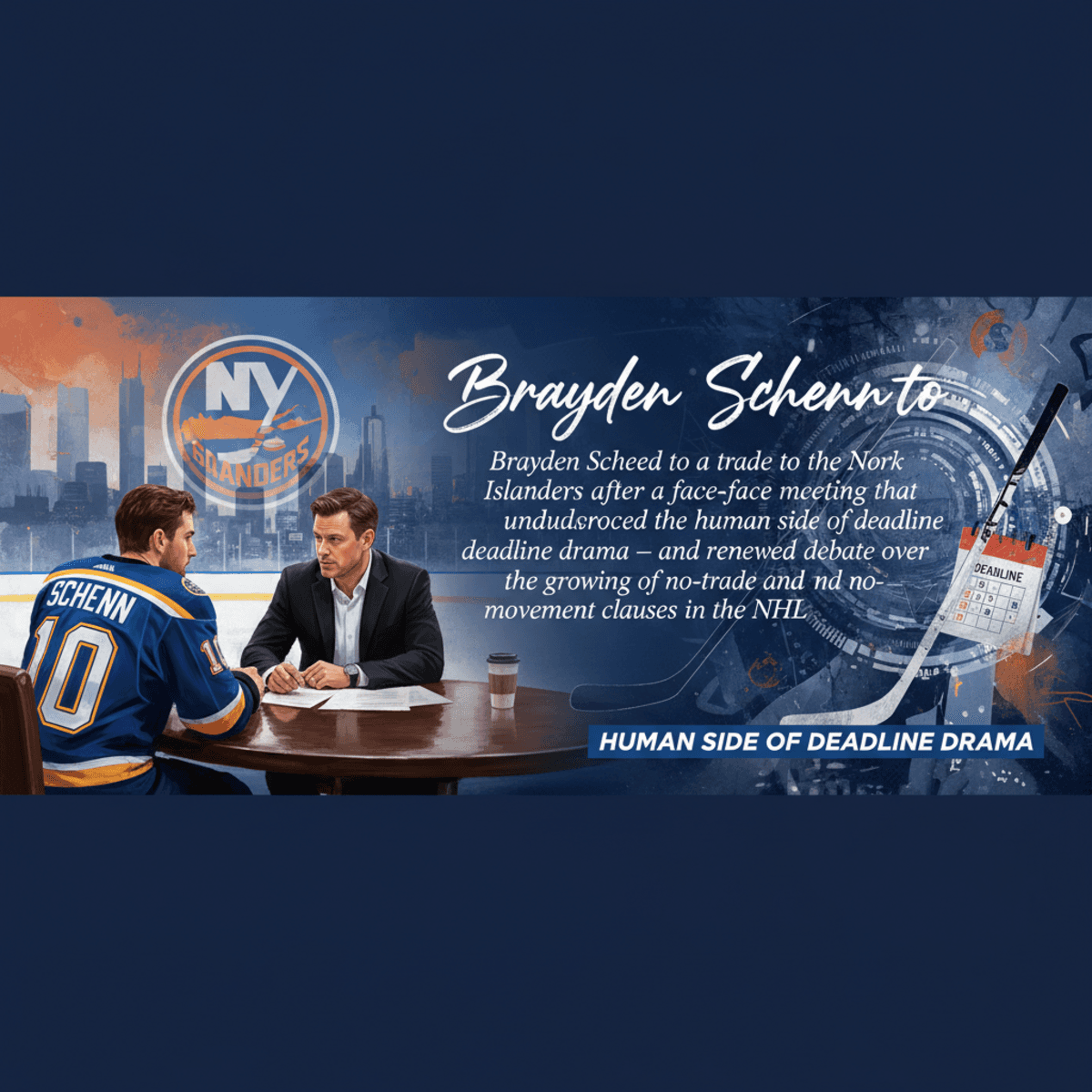 Islanders Close on Brayden Schenn as NHL Wrestles With No-Trade, No-Movement Clause Backlash