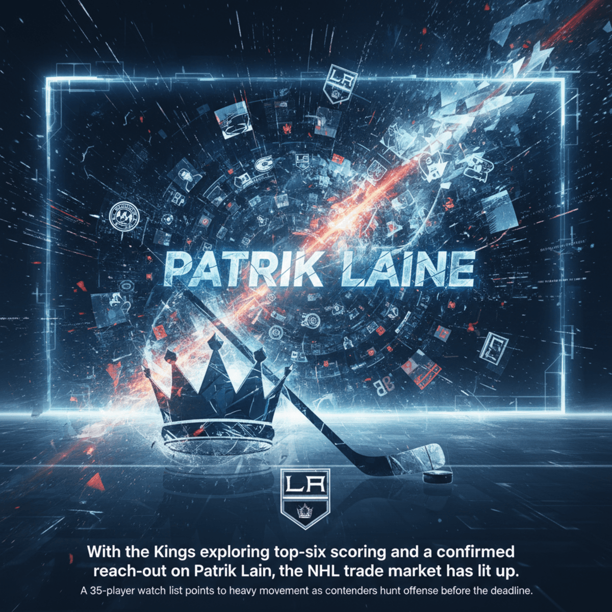 Kings Seek Scoring Boost: Laine Call Sparks Wide-Ranging Top-35 Trade Watch Ahead of Deadline