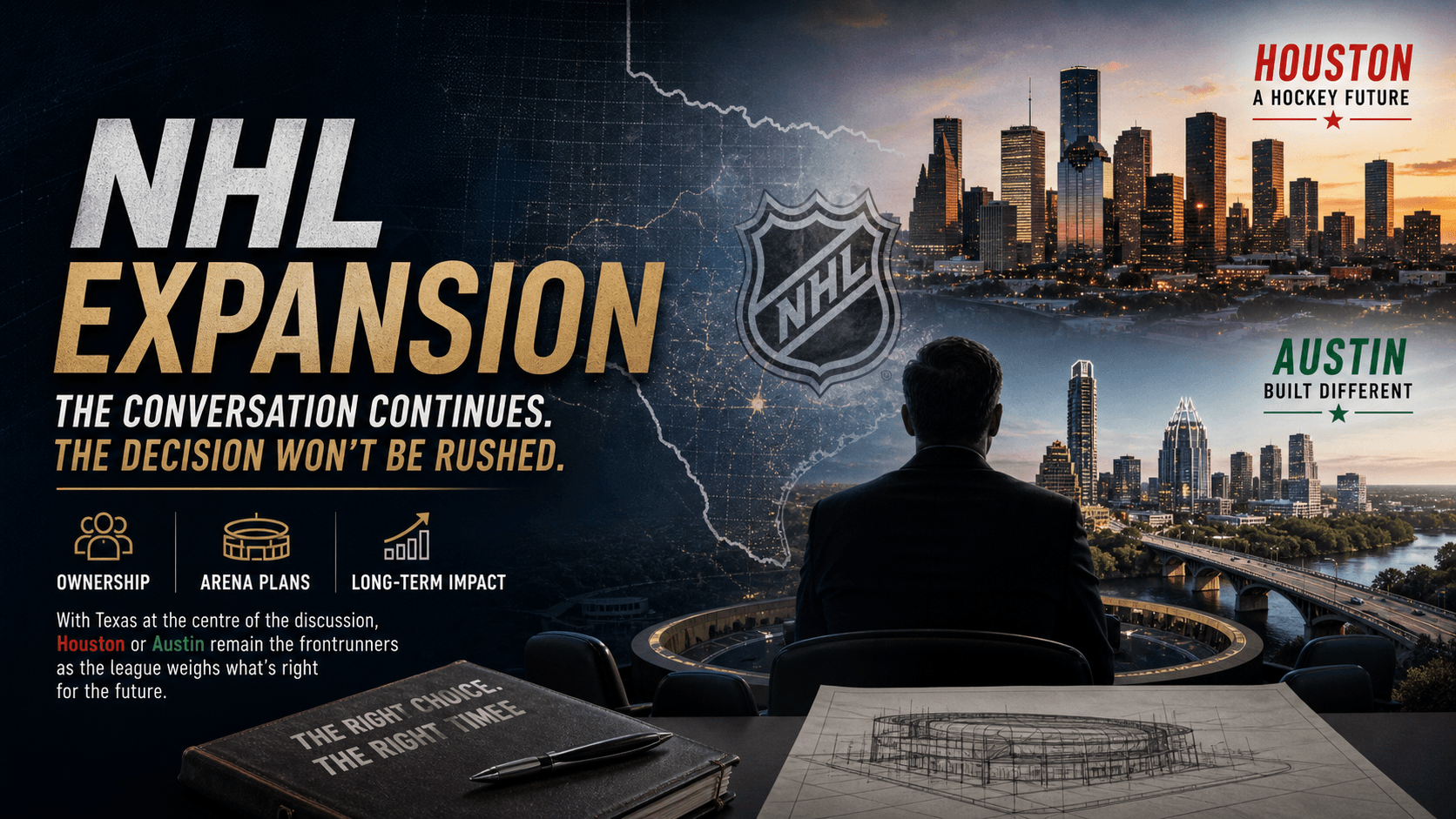 NHL Expansion Talks Slow Down as Texas Remains the Leading Possibility