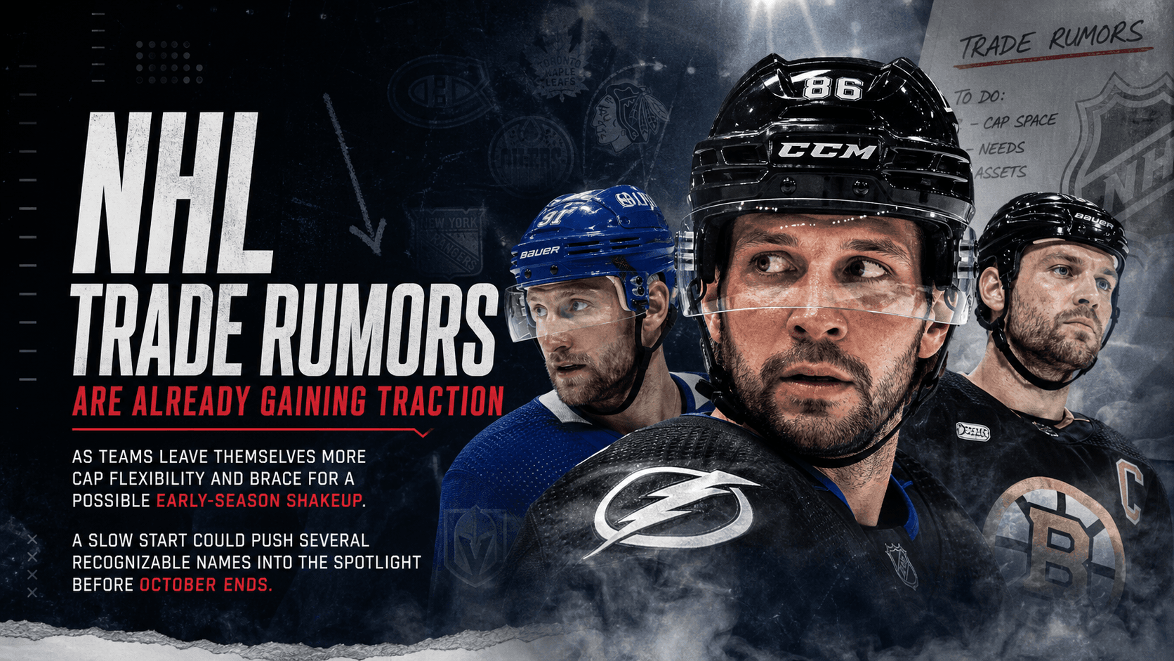 NHL Trade Rumors Heat Up as Early-Season Slumps Could Spark Moves