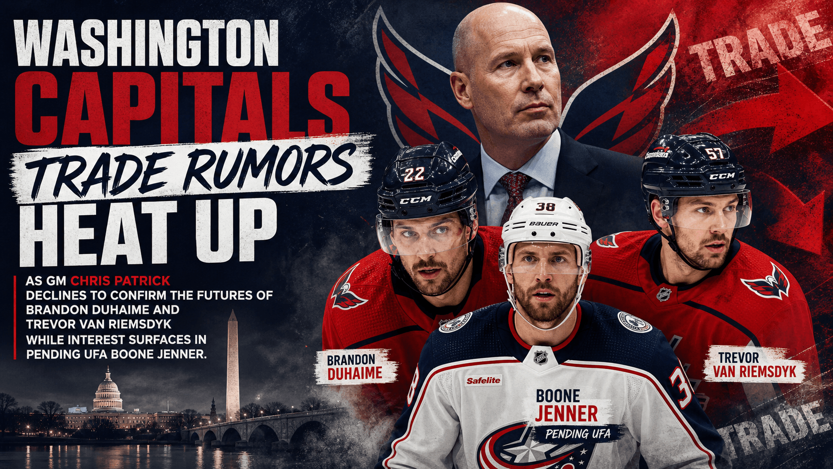 washington capitals trade rumors: gm coy on ufas, interest in boone jenner