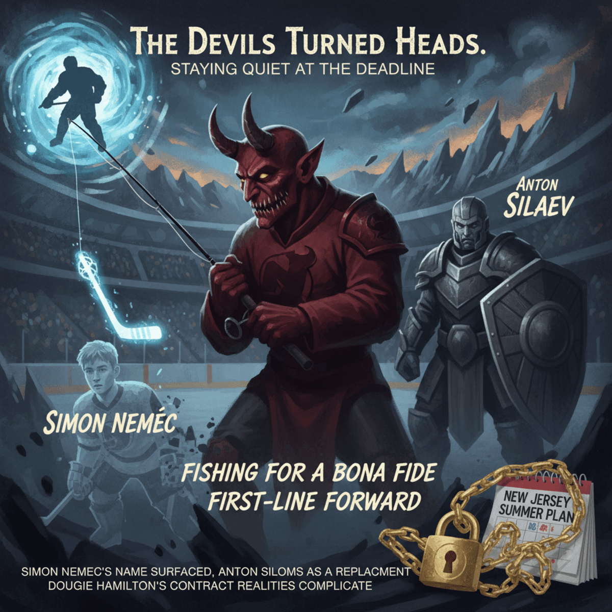 Why the Devils Stayed Quiet: Nemec, Hamilton and the Search for a First-Line Piece