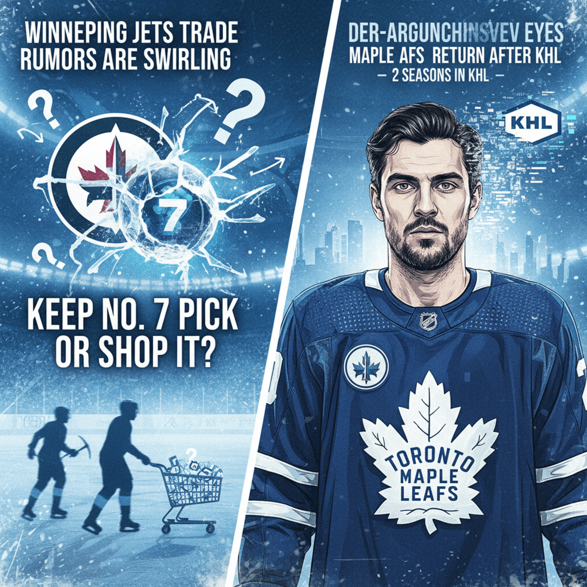 Winnipeg Jets Trade Rumors Heat Up as Der-Arguchintsev Eyes Maple Leafs Return